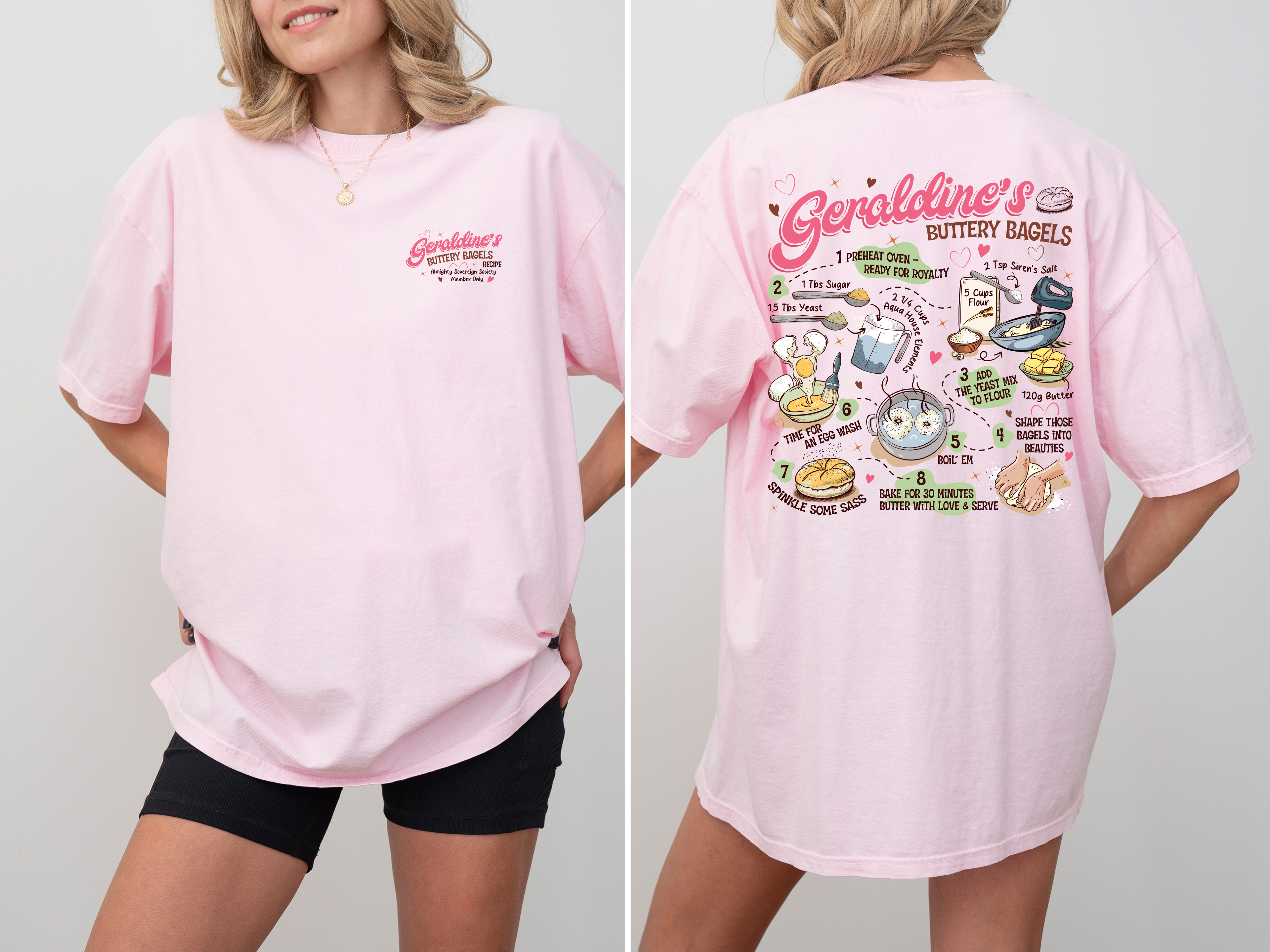 Geraldine's Buttery Bagels - Graphic Tee