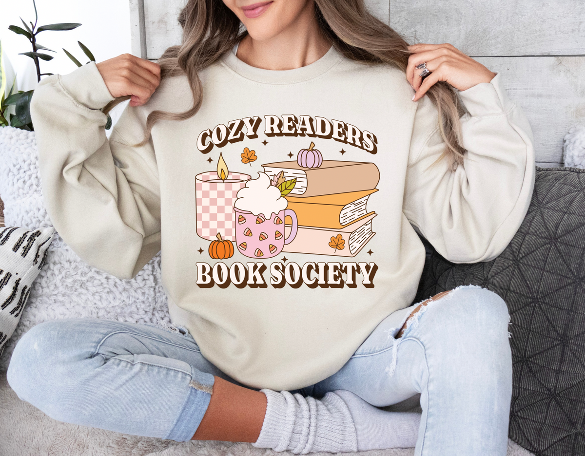 Cozy Readers Book Society - Graphic Crewneck