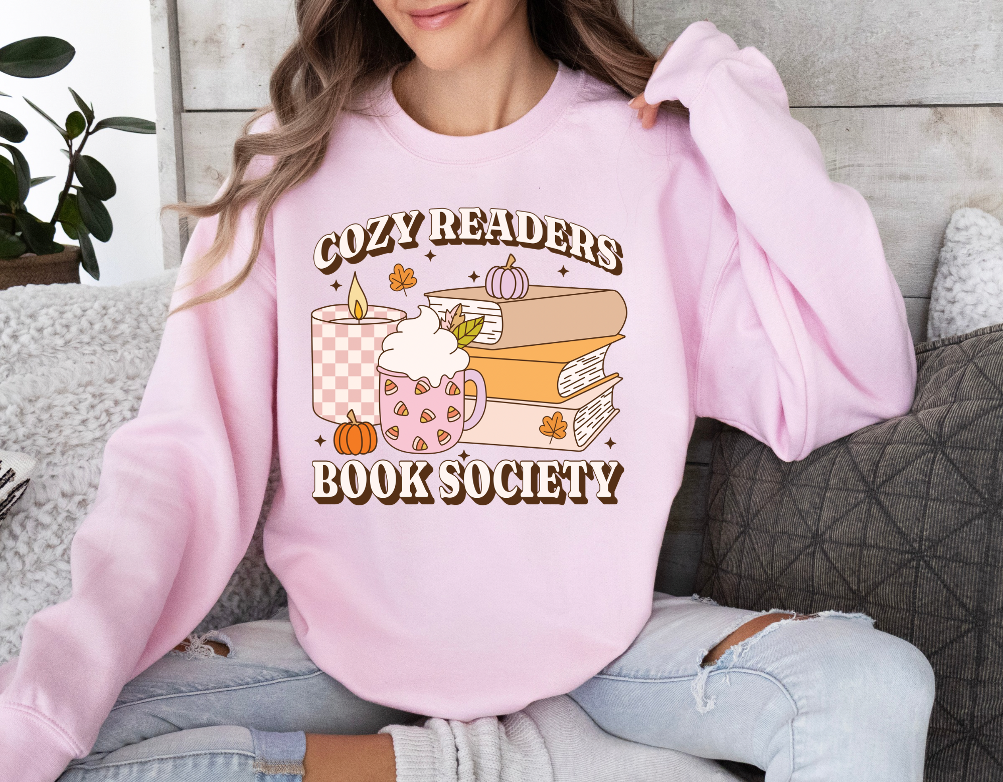 Cozy Readers Book Society - Graphic Crewneck