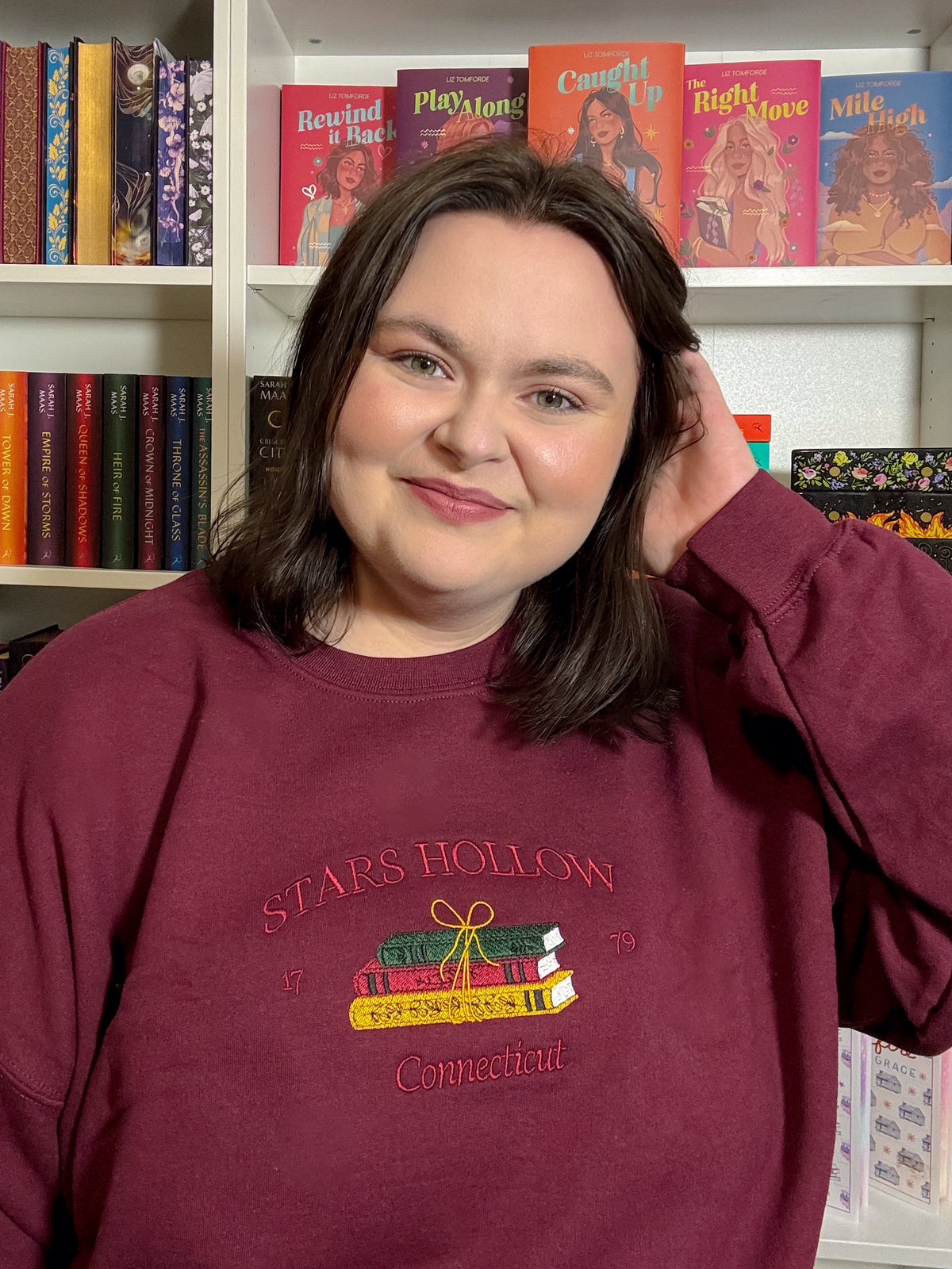 Stars Hollow Connecticut - Embroidered Crewneck