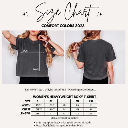Bookworm - Embroidered Crop Tee