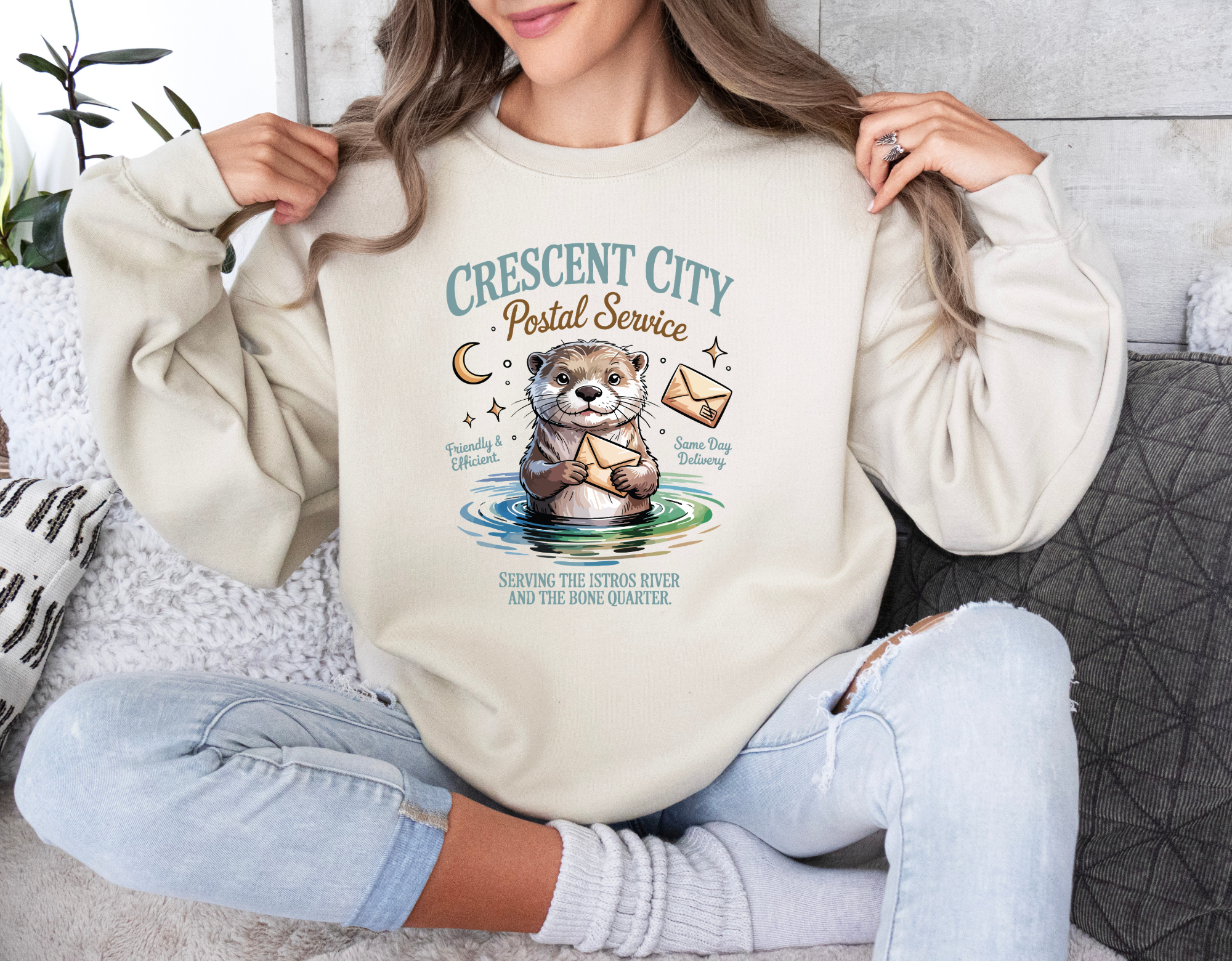 Crescent City Postal Service - Graphic Crewneck